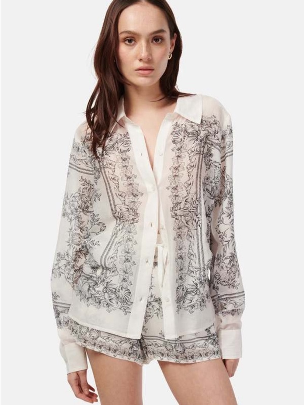 Cami NYC Rafella Silk Cotton Top & Oslo Silk Cotton Short Set